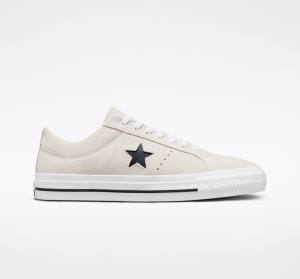 Converse CONS One Star Pro Mocka Skateskor Vita Svarta | CV-631IVZ