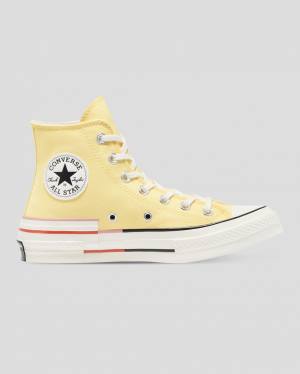 Converse Chuck 70 Colour Block Höga Sneakers Gula | CV-203QMZ