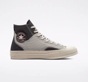 Converse Chuck 70 Crafted Canvas Höga Sneakers Bruna | CV-019ITG