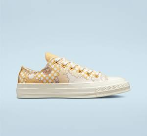 Converse Chuck 70 Crafted Florals Låga Sneakers Mango Svarta | CV-193HRU