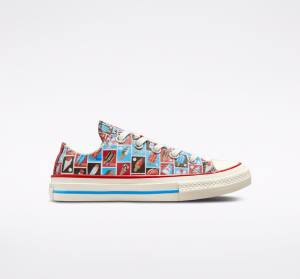 Converse Chuck 70 Frozen Treats Låga Sneakers Röda Blå | CV-271HLX