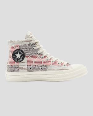 Converse Chuck 70 Patchwork Höga Sneakers Rosa Grå | CV-974XIG