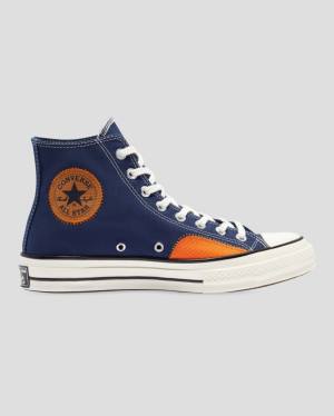 Converse Chuck 70 Ripstop Höga Sneakers Blå | CV-416UAE