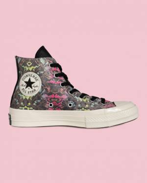 Converse Chuck 70 Satin Snake Print Höga Sneakers Svarta | CV-025IEG