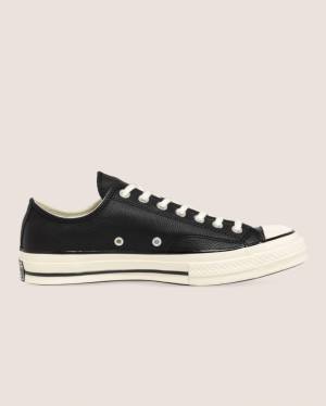 Converse Chuck 70 Seasonal Läder Låga Sneakers Svarta | CV-923BIT