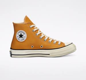 Converse Chuck 70 Sunflower Yellow Höga Sneakers Svarta | CV-682WCO