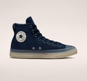 Converse Chuck Taylor All Star CX Seasonal Color Höga Sneakers Marinblå Obsidian | CV-482KAM