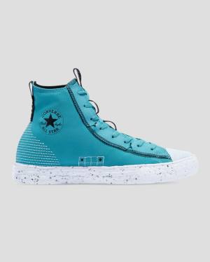 Converse Chuck Taylor All Star Crater Renew Knit Höga Sneakers Blå | CV-387OGP