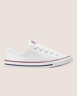 Converse Chuck Taylor All Star Dainty Basic Canvas Låga Sneakers Vita | CV-418QLU