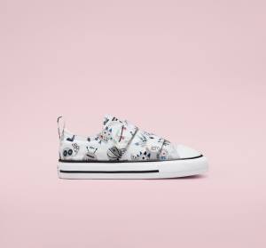 Converse Chuck Taylor All Star Easy-On Creatures Låga Sneakers Vita Grå Blå | CV-056YKF