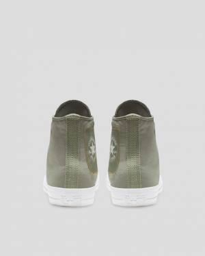 Converse Chuck Taylor All Star Flight School Höga Sneakers Gröna | CV-326YFA