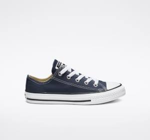 Converse Chuck Taylor All Star Klassiska Låga Sneakers Marinblå | CV-609UOJ