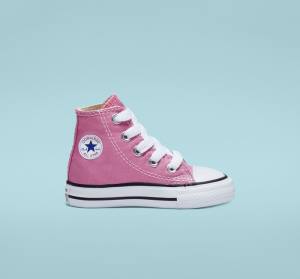 Converse Chuck Taylor All Star Klassiska Höga Sneakers Rosa | CV-740OTD