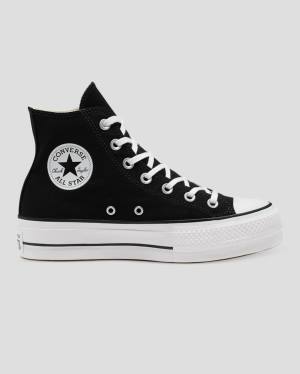 Converse Chuck Taylor All Star Lift Canvas Höga Sneakers Svarta | CV-103OFS