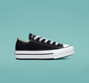 Converse Chuck Taylor All Star Lift Platform Låga Sneakers Svarta Vita | CV-489WTB