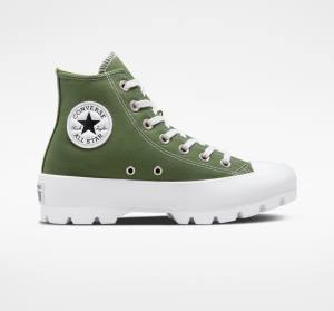 Converse Chuck Taylor All Star Lugged Seasonal Color Höga Sneakers Vita Svarta | CV-617CRD