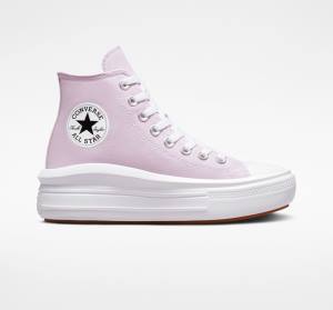 Converse Chuck Taylor All Star Move Platform Seasonal Color Höga Sneakers Vita Vita | CV-192GMA