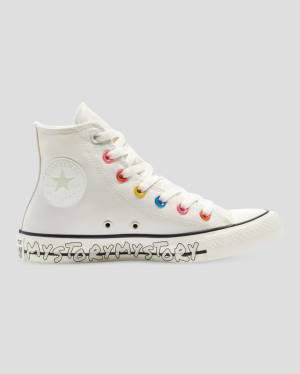 Converse Chuck Taylor All Star My Story Höga Sneakers Beige | CV-187TKS