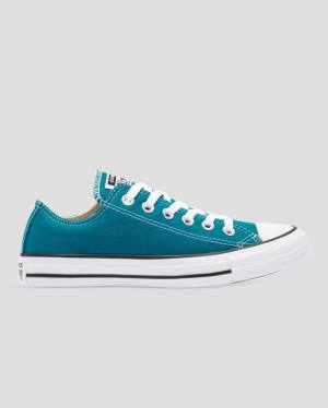 Converse Chuck Taylor All Star Seasonal Låga Sneakers Blå | CV-182AQB