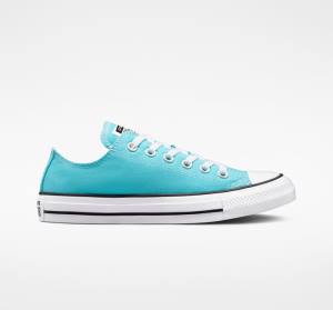 Converse Chuck Taylor All Star Seasonal Color Låga Sneakers Blå Vita Svarta | CV-346KWG