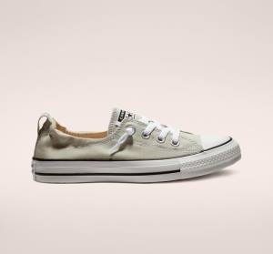 Converse Chuck Taylor All Star Shoreline Cloud Gray Slip On Låga Sneakers Grå | CV-627HVY