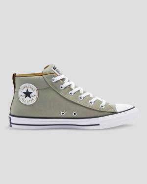 Converse Chuck Taylor All Star Street Höga Sneakers Gröna | CV-593IMO