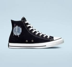 Converse Chuck Taylor All Star Translucent Barcode Höga Sneakers Svarta Vita | CV-235TLH