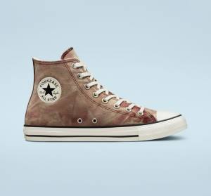 Converse Chuck Taylor All Star Washed Canvas Höga Sneakers Svarta | CV-065FWX