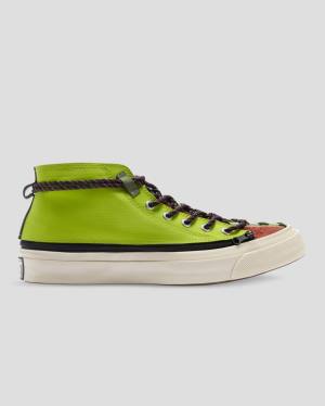 Converse Deck Star Zip Höga Sneakers Gröna | CV-216ZSU