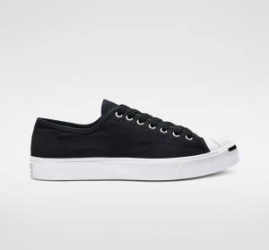 Converse Jack Purcell Canvas Låga Sneakers Svarta Vita | CV-408ZEO