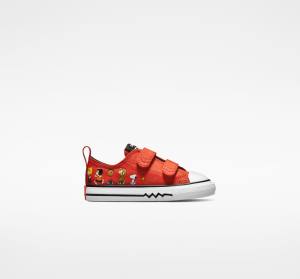 Converse Peanuts Chuck Taylor All Star Easy-On Låga Sneakers Röda Svarta Vita | CV-082MRU