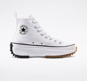 Converse Run Star Hike Platform Höga Sneakers Vita Svarta | CV-923OCW