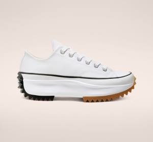 Converse Run Star Hike Platform Låga Sneakers Vita Svarta | CV-304HIG