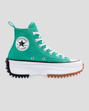 Converse Run Star Hike Seasonal Colour Höga Sneakers Gröna | CV-458SJM