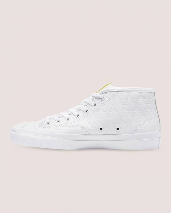 Converse Alexis Sablone Pride Jack Purcell Pro Höga Sneakers Vita | CV-746IYL