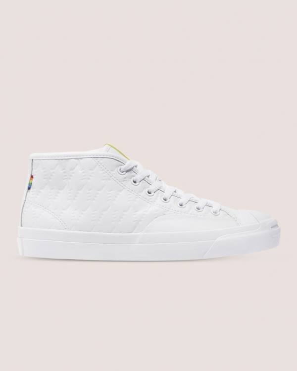 Converse Alexis Sablone Pride Jack Purcell Pro Höga Sneakers Vita | CV-746IYL