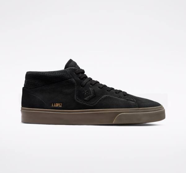 Converse CONS Louie Lopez Pro Nubuck Läder Skateskor Svarta Ljusbruna | CV-243GDV