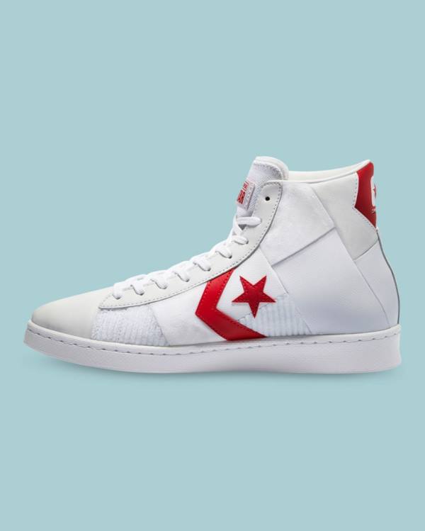 Converse Chase The Drip Pro Läder Höga Sneakers Vita | CV-809SAY