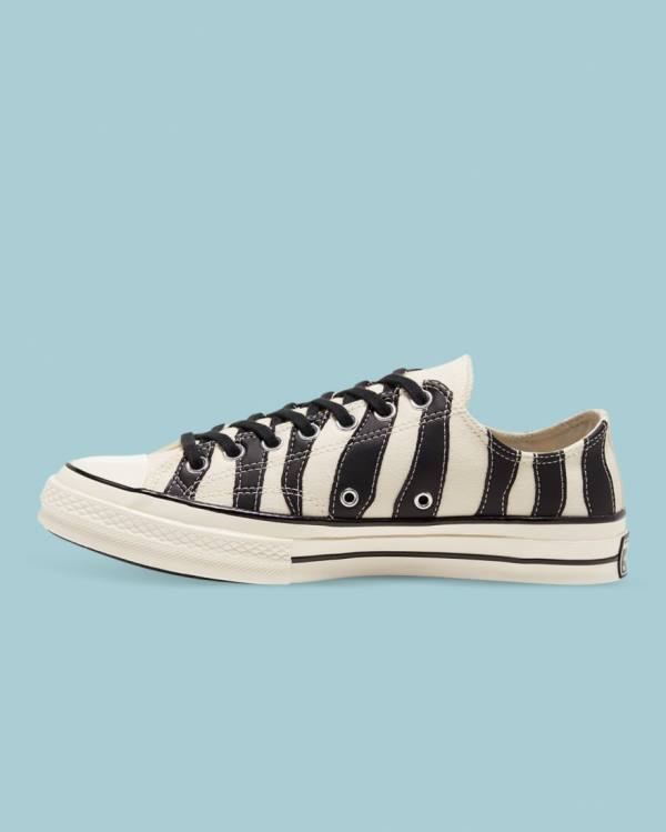 Converse Chuck 70 Archive Zebra Overlay Låga Sneakers Beige | CV-189IRG