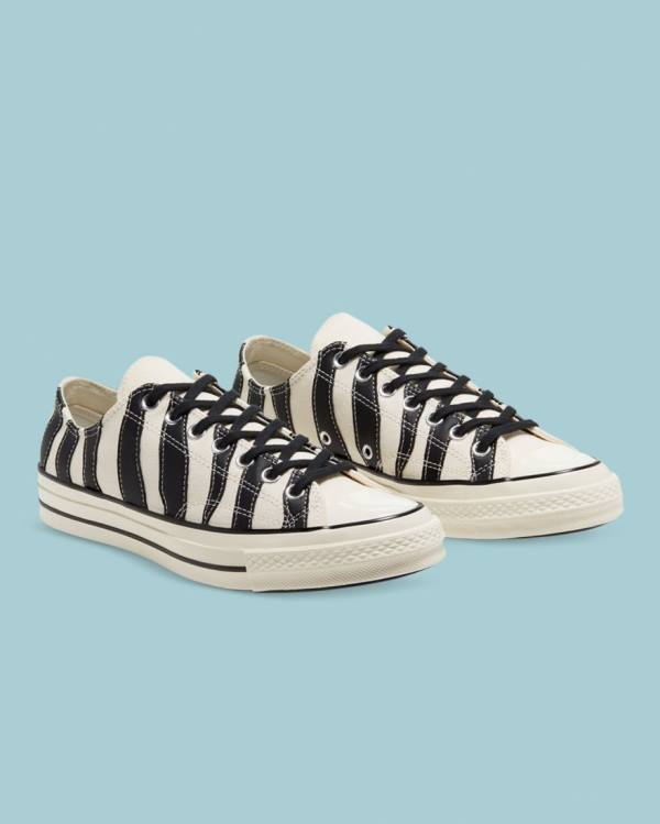 Converse Chuck 70 Archive Zebra Overlay Låga Sneakers Beige | CV-954GQA