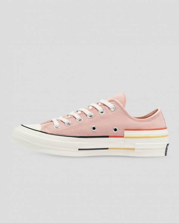 Converse Chuck 70 Colour Block Låga Sneakers Rosa | CV-128DFK