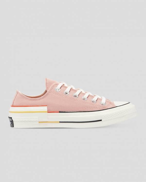 Converse Chuck 70 Colour Block Låga Sneakers Rosa | CV-128DFK