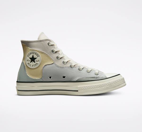 Converse Chuck 70 Crafted Patchwork Höga Sneakers Bruna Citron | CV-419LCB