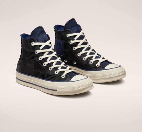 Converse Chuck 70 It's Possible Höga Sneakers Svarta Marinblå | CV-074BXG