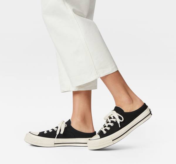 Converse Chuck 70 Mule Låga Sneakers Svarta | CV-865IEQ