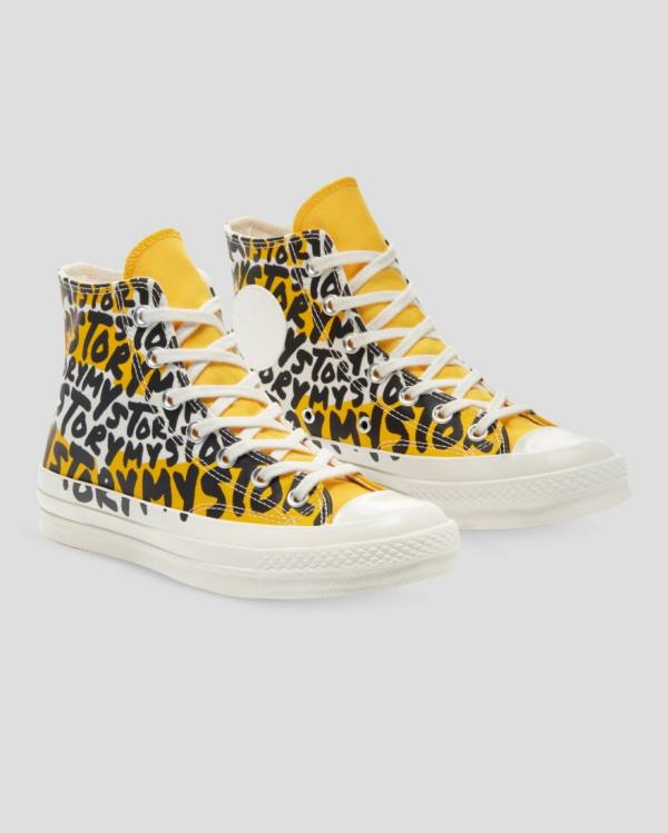 Converse Chuck 70 My Story Höga Sneakers Gula | CV-527IHQ