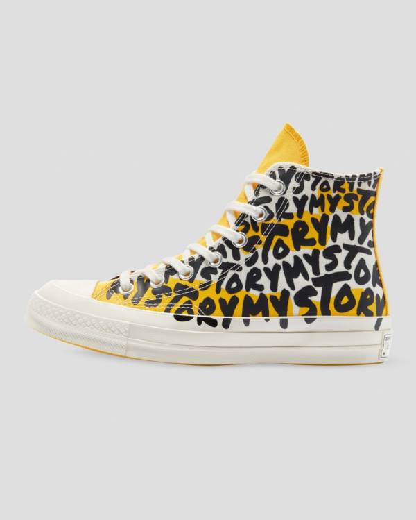 Converse Chuck 70 My Story Höga Sneakers Gula | CV-527IHQ