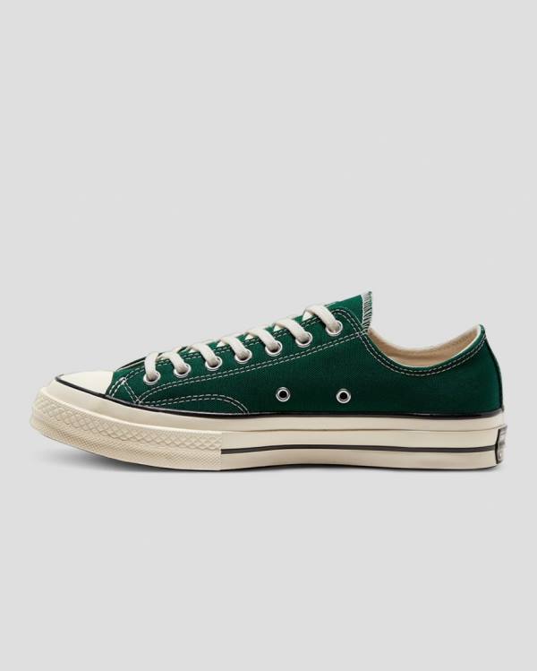 Converse Chuck 70 Organic Canvas Låga Sneakers Gröna | CV-974MNL