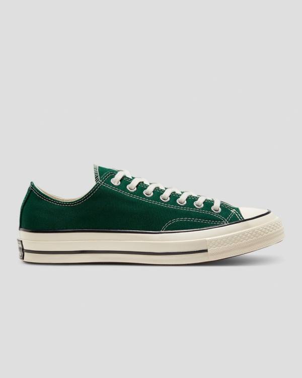 Converse Chuck 70 Organic Canvas Låga Sneakers Gröna | CV-974MNL