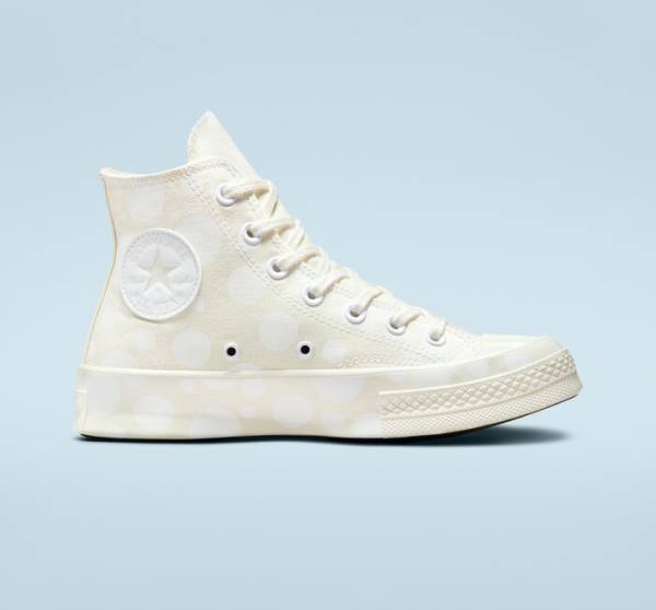 Converse Chuck 70 Polka Dots Höga Sneakers Vita | CV-246OVY